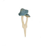 Ceramic Mushrooms in Blue in Small or Large