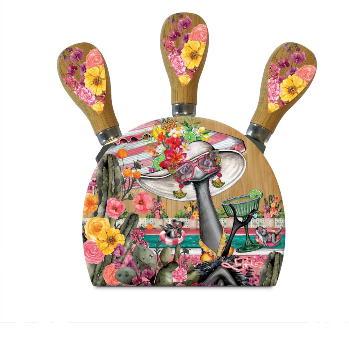 Cheese Knife Magnetic Block Rose Bouquet main image 1