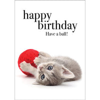 Little Card - Happy Birthday. Have a Ball! - by Affirmations