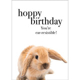 Little Card - Hoppy Birthday. You’re ear-resistible! - by Affirmations