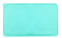 Silicone Pet Mat 30cm x 48cm Food Mat In Mint Green