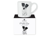 Beautiful Delight dog range by Ashdene in monochrome colours. 12 delightful dogs available. Jack Russell