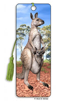 Kangaroo 3d Bookmark