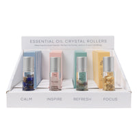 Essential oil Crystal Roller - available in Calm, Inspire, Refresh or Focus