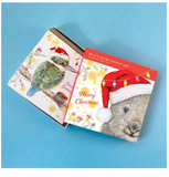 Box of 6 Illustrated Christmas Cards Red box set created by Popcorn Blue - Australian Made