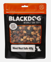 BLACKDOG Mixed Meat balls treat 400g - Roo Chicken beef meat balls.