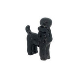 Ceramic Poodle Figurine - White or Black