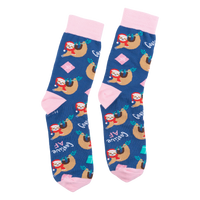 Christmas festive Socks in Sloth - pair of socks