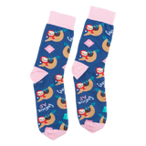 Christmas festive Socks in Sloth - pair of socks