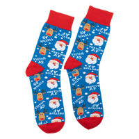 Christmas Festive socks  Santa pair of socks