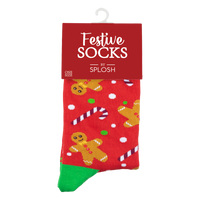 Christmas Festive Socks - Gingerbread Man