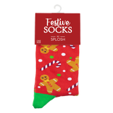 Christmas Festive Socks - Gingerbread Man