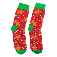 Christmas Festive socks Gingerbread man pair of socks