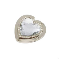 Handbag table hanger by IOco - Designs by Dani Till - Clear Heart