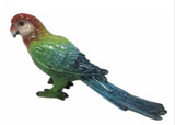 Red Macaw Standing made from Resin. A wonderful item to add colour to your garden or home.
