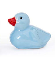 Floating Porcelain Duckling in light blue