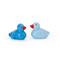 Floating Porcelain Ducklings in Blue. Two colours available - light blue or dark blue. Sold separately