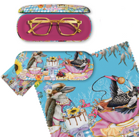 CWA Tea Party Glasses case by Lisa Pollock