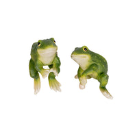 Green Frog Pot Sitter