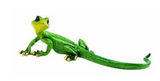 Green Speckled Gecko made from Resin. Great item to add interest to any garden