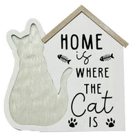 Faux Fur Decorated Plaque for Dog or Cat lover