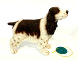 Cocker Spaniel Figurine in Brown & White By Leonardo Design
