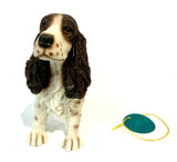 Brown and White Cocker Spaniel figurine created with high quality resin and by Leonardo Design