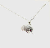 Equilibrium Necklace in Plater Silver - Echidna