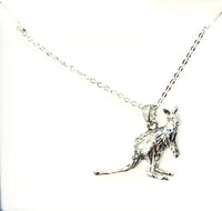 Equilibrium Necklace in Plater Silver - Kangaroo