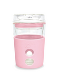 IOCO 4OZ Marshmallow Piccolo -  Reusable Glass Coffee Travel Cup