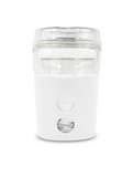 IOCO 4OZ Snow White - Reusable Glass Coffee Travel Cup