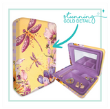 Lisa Pollock - Jewellery Cases with Gold Foiling - Dragonfly Fields
