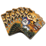 Lisa Pollock Beer O’Clock Fair Dinkum’ Set of 6 coaster Fanned 