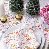 Christmas Napkins with Napkin holder