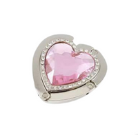 Handbag table hanger by IOco - Designs by Dani Till - Pale Pink Heart