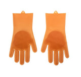 Pets Club - Pet washing gloves with soft bristles on palms of hand to brush rub and clean the pet