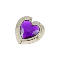 Handbag table hanger by IOco - Designs by Dani Till - Purple Heart