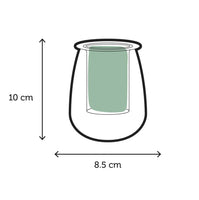 Cup of Flora Self Watering Plant Pot - Outer Measurements