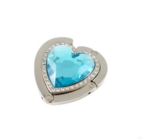 Handbag table hanger by IOco - Designs by Dani Till - Sky Blue Heart