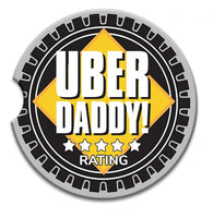 Ceramic Car Coasters - Uber Daddy