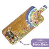 Bamboo Serving Platter + matching cheese knives - Lisa Pollock 23