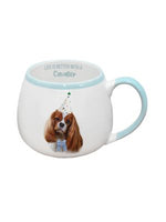 Cavalier colourful and quirky Painted Pet Mug range