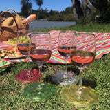 Picnic  - Glass on the Grass Set of 4 coasters per pack