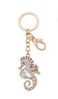 Sea Horse Diamond Bling keyrings