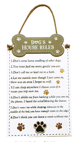 Rules - Cat / Dog house Rules