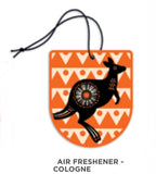 Design by Leonard - Air freshener - Cologne - Retro Kangaroo design.