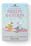  24 chirpy thoughts to guide your flight.  Step into a garden of calm and wonder with these sweet Twigseeds Little Affirmations. Packed with encouragement and joy, each little box delivers daily guidance with a sprinkle of magic. These sets are the perfect gift to add light and comfort to your day.