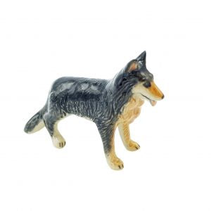Ceramic German Shepherd figurine