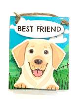 Pet Pegs - Best Friend - Labrador pictures - magnet or hanging note clip