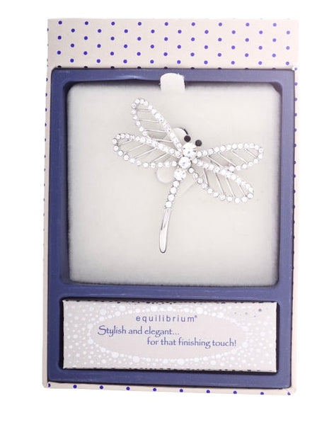 Beautiful Equilibrium brooches, with  wording of  Stylish and elegant... for the finishing touch!  Available in Butterfly, dragonfly and tree of life! Presented beautifully in a box.  Plated with real with gold!.